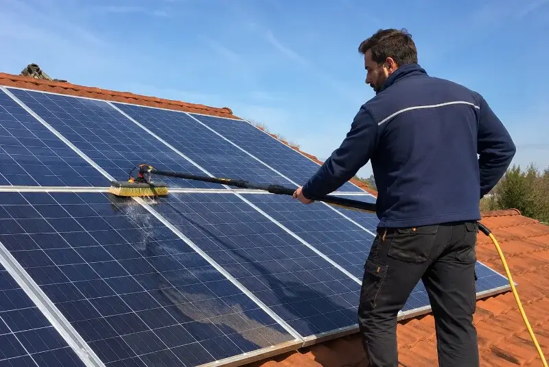 Nettoyage et entretien de panneaux solaires à Bessay